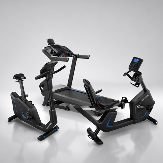 Horizon 5.0 Cardio Pack – Treadmill + Upright Bike + Recumbent Bike
