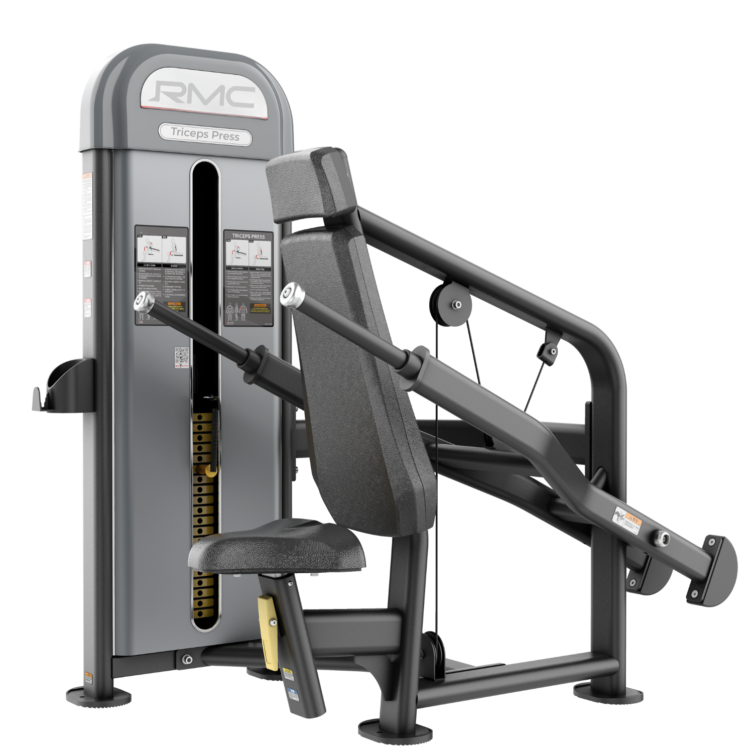 RMC Commercial Triceps Press - Pin Loaded - BLITZ Series – Gym Direct