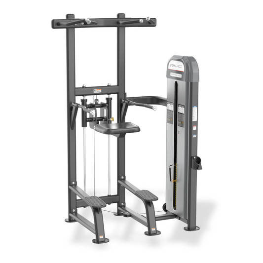 RMC Dual Function Chin & Dip Assist Machine – Pin Loaded - BLITZ Series