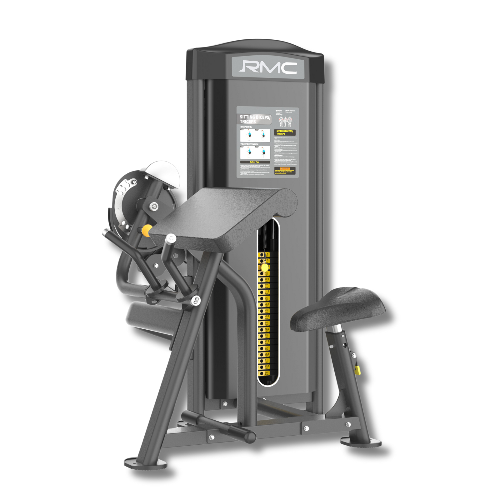 RMC Dual Function Biceps Curl & Triceps Extension - Pin Loaded - BLITZ ...