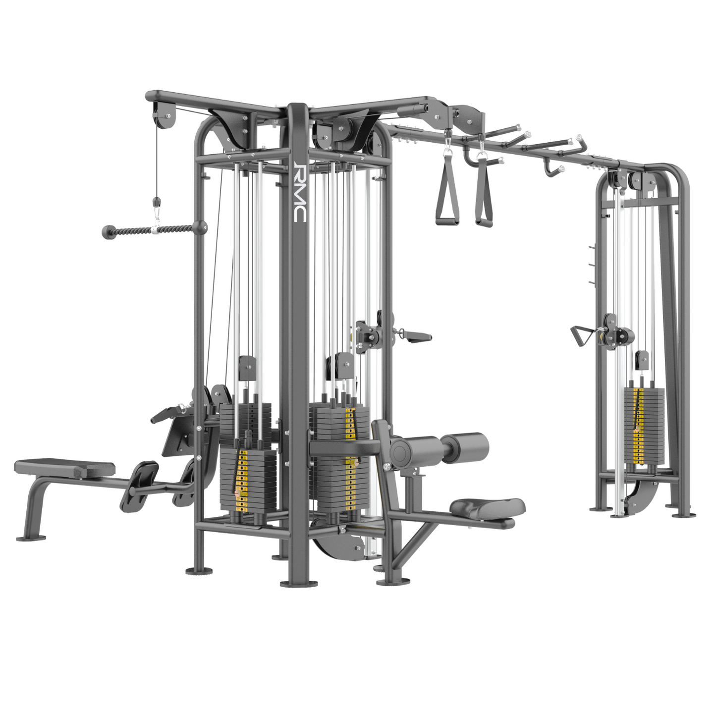 RMC Commercial 5 Station Jungle Gym - Pin Loaded - BLITZ Series - 5x150kg Weight Stack