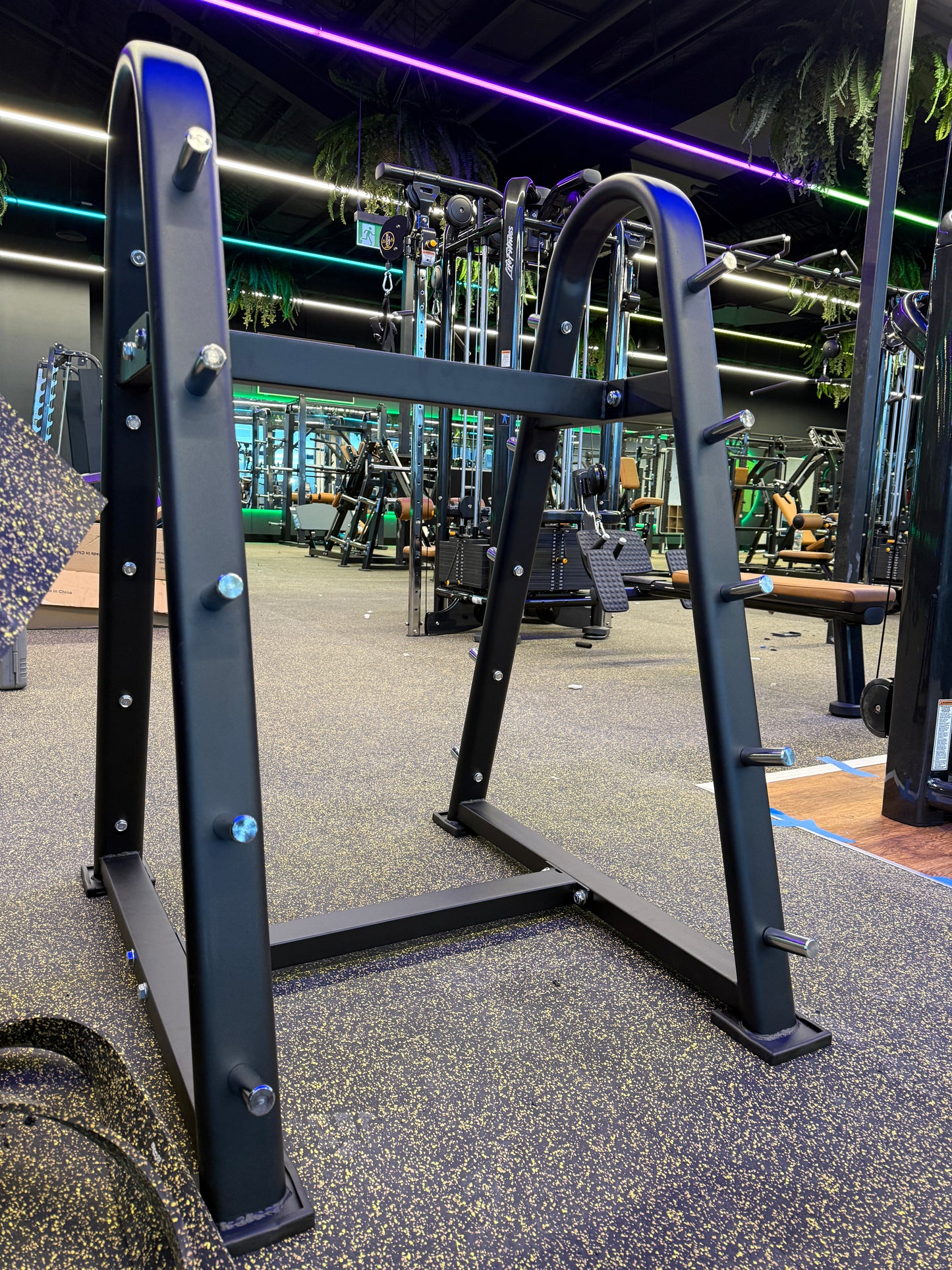 Muscle Motion Commercial Barbell Rack