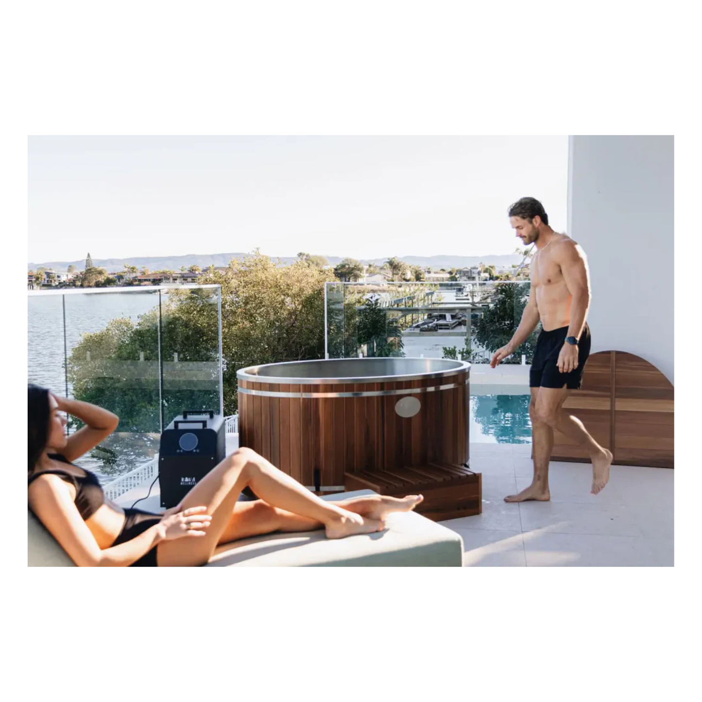 ‍Kiva Energise™ v2.0 Premium Cedar 2 Person Ice Bath