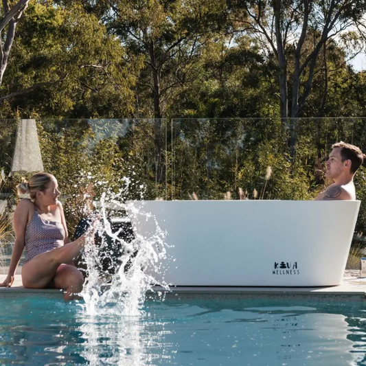 Kiva Käldr Ice Bath — 2HP Chiller (Black / White)