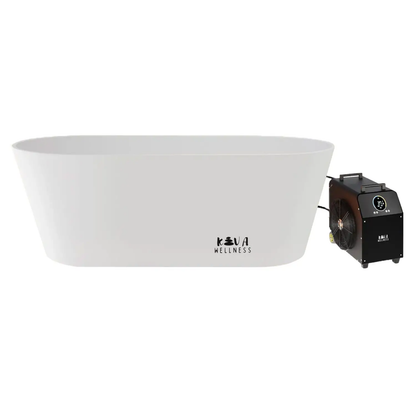 Kiva Käldr Ice Bath — 2HP Chiller (Black / White)