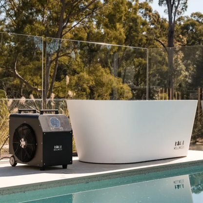 Kiva Käldr Ice Bath — 2HP Chiller (Black / White)