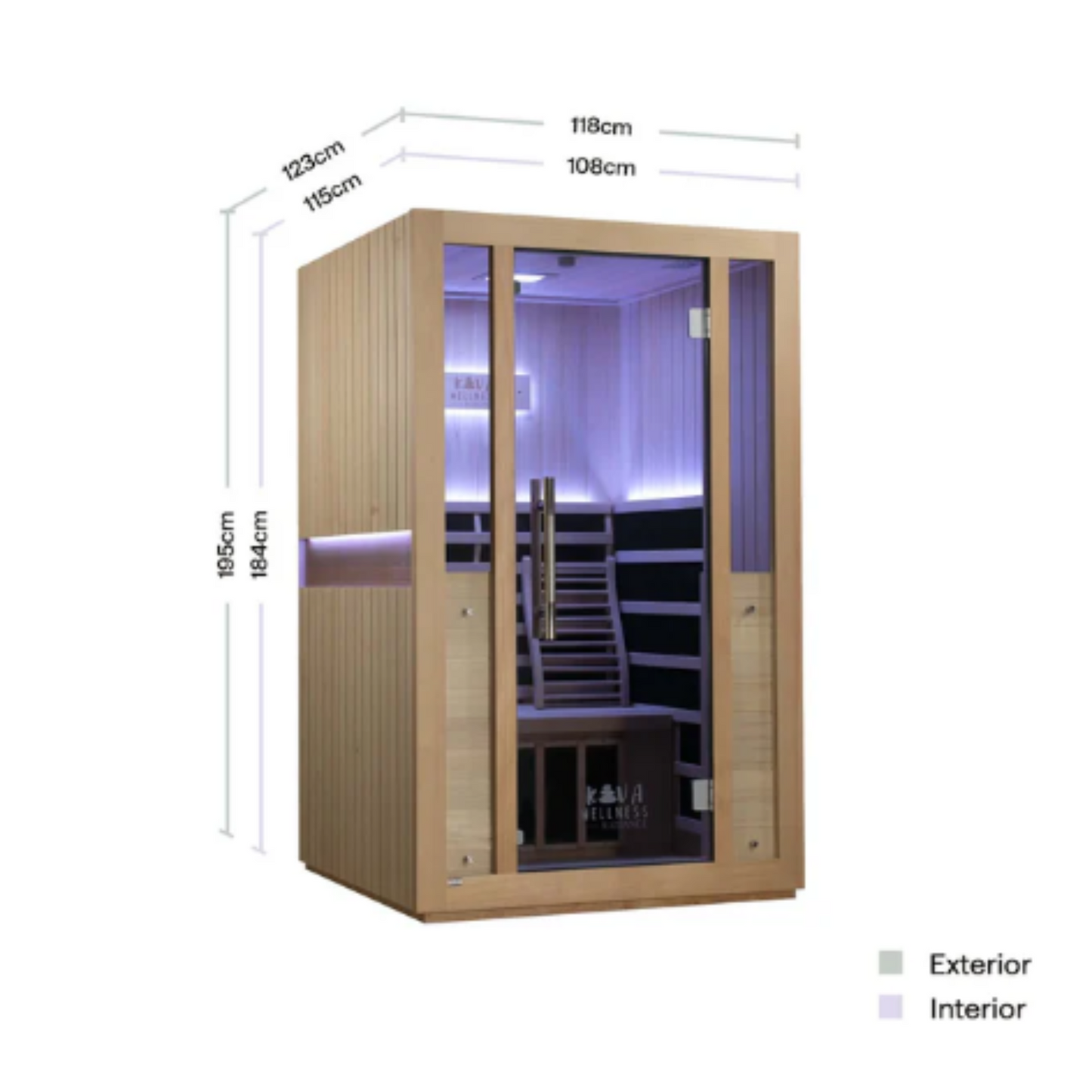 -Radiance Full Spectrum Sauna-Gym Direct