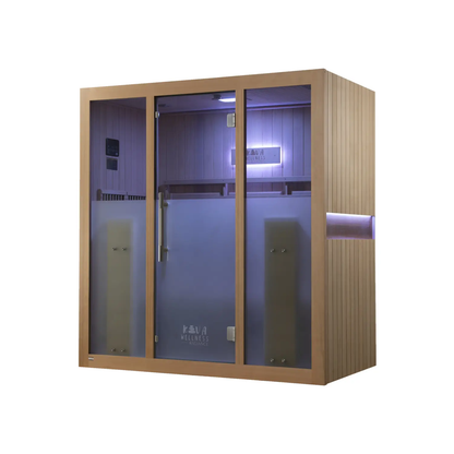 ‍Kiva Radiance™ 4 Person Commercial Grade Full Spectrum Infrared Sauna