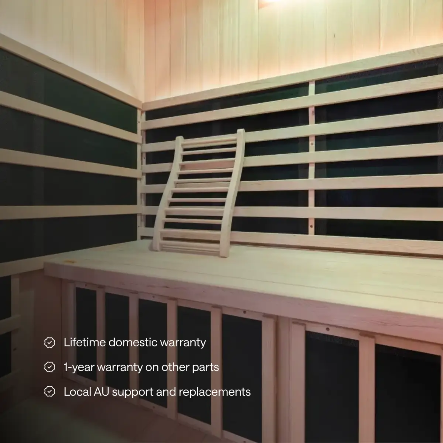 Kiva Radiance™ Pro 4 Person Full Spectrum Infrared Sauna & Käldr Acrylic Ice Bath — 0.8HP Chiller Bundle