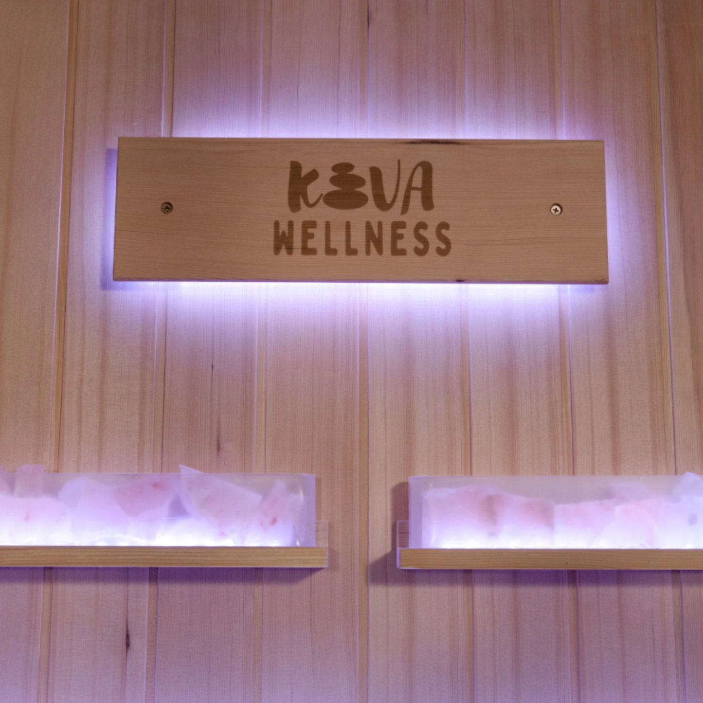 Kiva Reset 3 Person Traditional Double Tier Finnish Sauna - 4.5kw Heater
