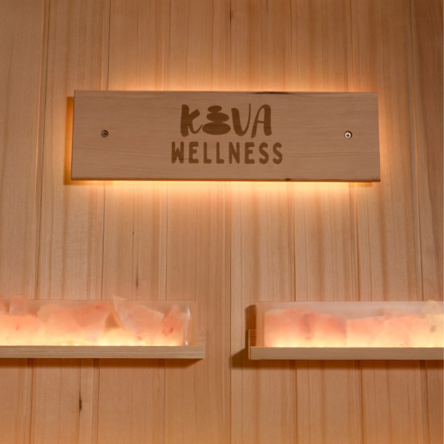 Kiva Reset 4 Person Traditional Double Tier Finnish Sauna - 6kw Heater