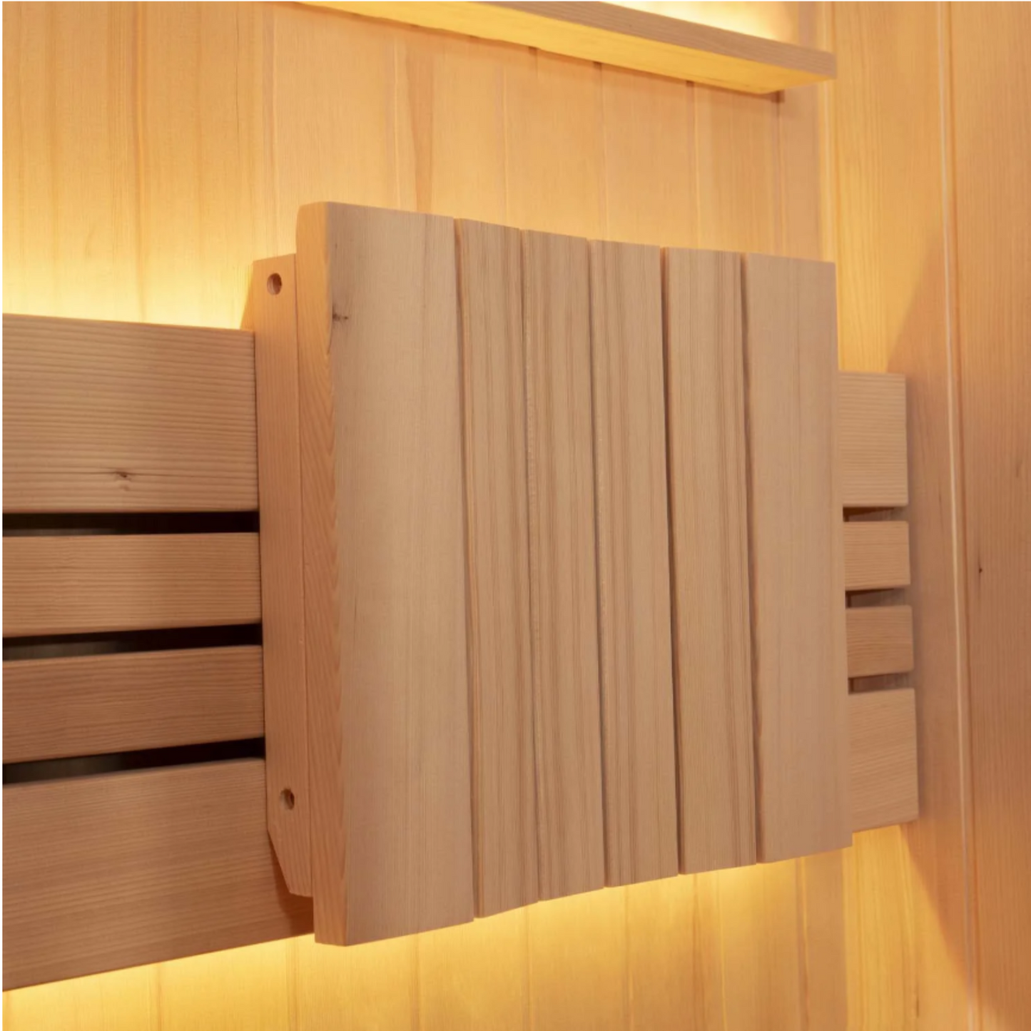 Kiva Reset 4 Person Traditional Double Tier Finnish Sauna - 6kw Heater