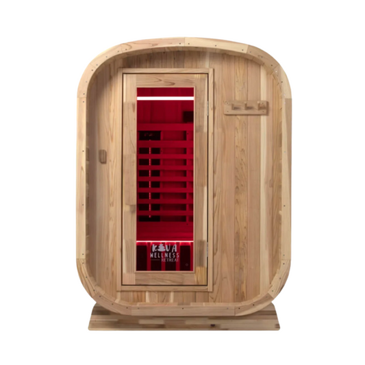 Kiva Retreat Outdoor Full Spectrum Infrared Sauna - 2 to 3 Person