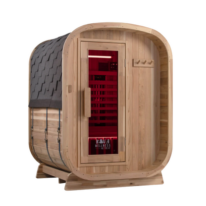 Kiva Retreat Outdoor Full Spectrum Infrared Sauna - 2 to 3 Person
