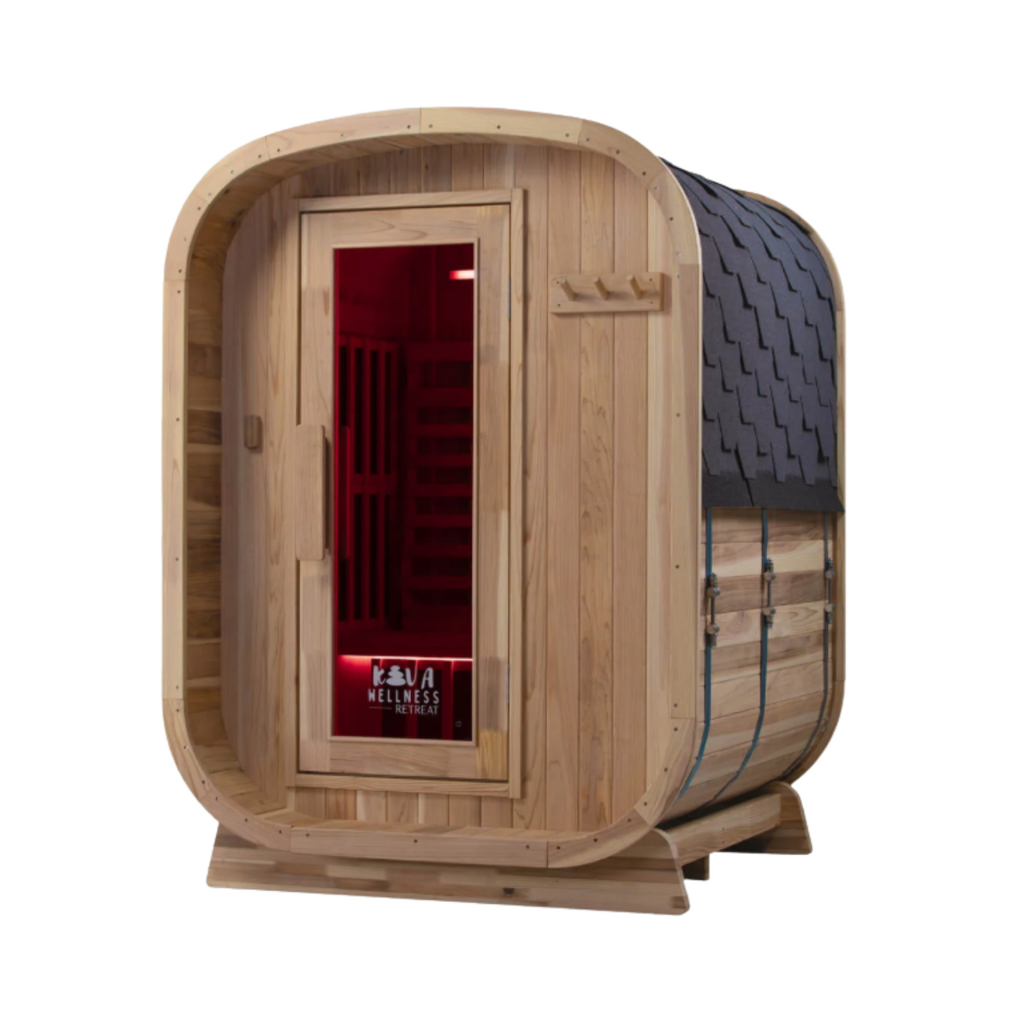 Kiva Retreat Outdoor Full Spectrum Infrared Sauna - 2 to 3 Person