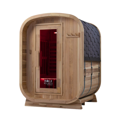 Kiva Retreat Outdoor Full Spectrum Infrared Sauna - 2 to 3 Person