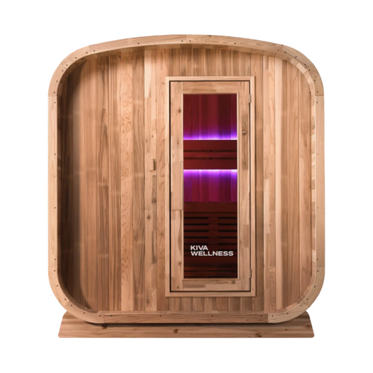 Kiva Ritual Outdoor Traditional Finish Sauna - 4 to 6 Person
