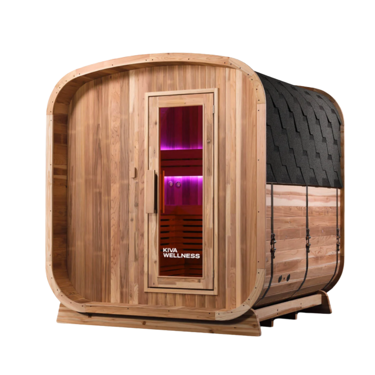 Kiva Ritual Outdoor Traditional Finish Sauna - 4 to 6 Person