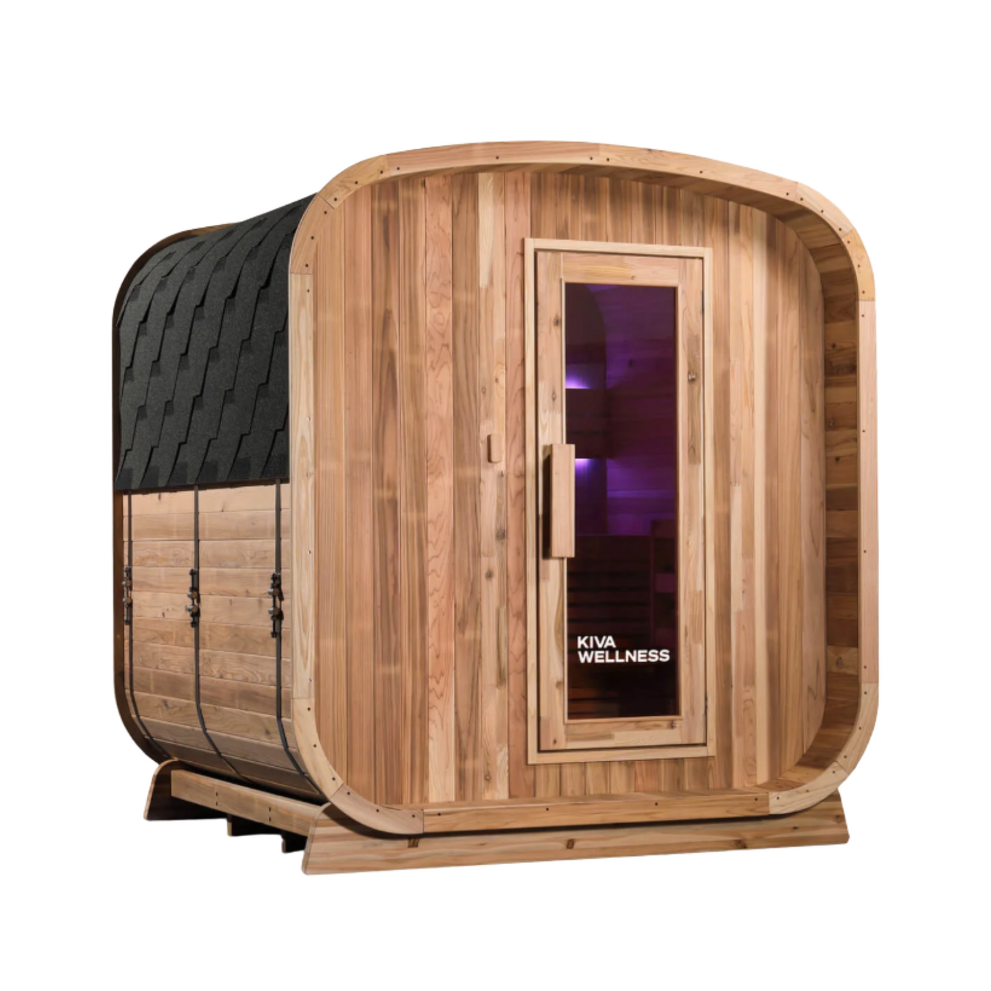 Kiva Ritual Outdoor Traditional Finish Sauna - 4 to 6 Person