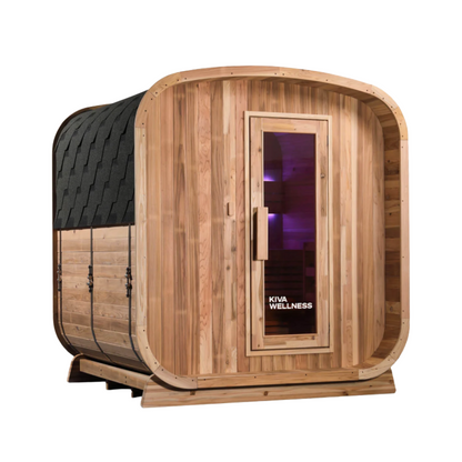Kiva Ritual Outdoor Traditional Finish Sauna - 4 to 6 Person