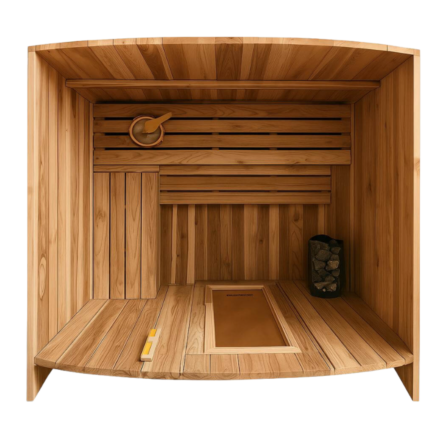 Kiva Ritual Outdoor Traditional Finish Sauna - 4 to 6 Person