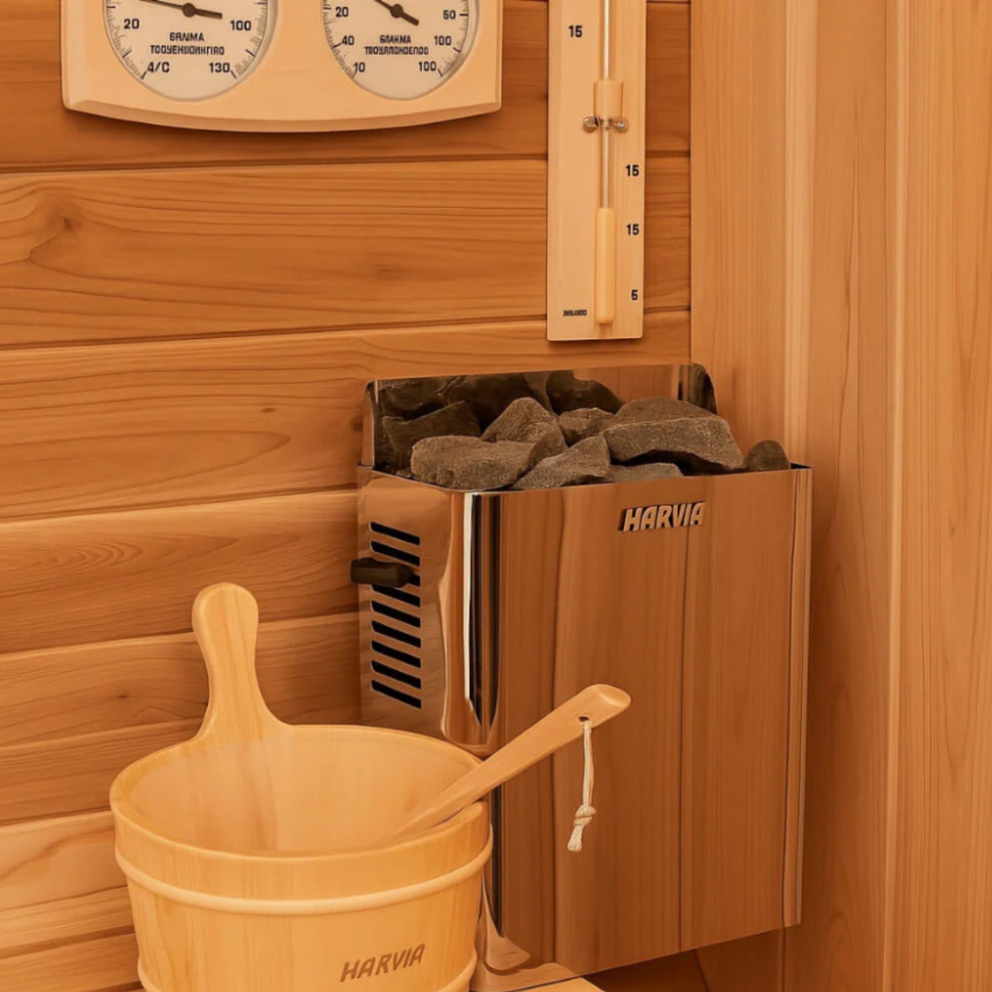 Kiva Ritual Outdoor Traditional Finish Sauna - 4 to 6 Person