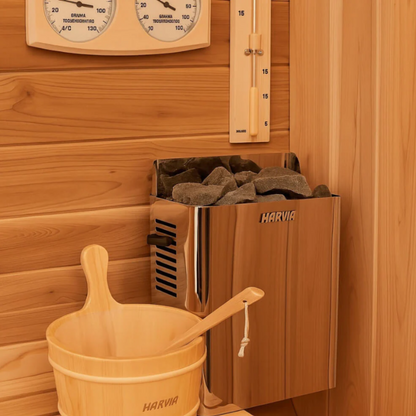 Kiva Ritual Outdoor Traditional Finish Sauna - 4 to 6 Person