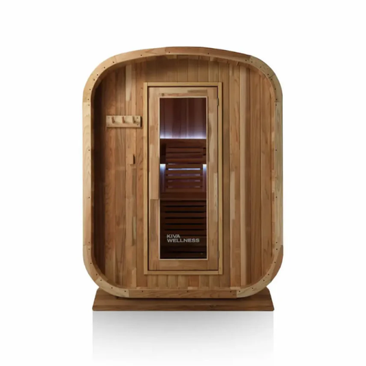 Kiva Ritual™ 2–3 Person Outdoor Traditional Finnish Sauna — 6kW Heater
