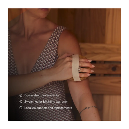 Kiva Ritual™ 2–3 Person Outdoor Traditional Finnish Sauna — 6kW Heater