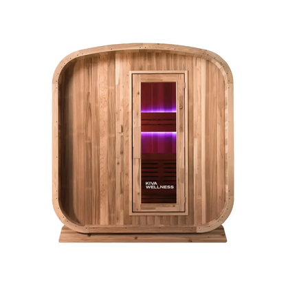 Kiva Ritual™ 4–6 Person Outdoor Traditional Finnish Sauna — 6kW Heater