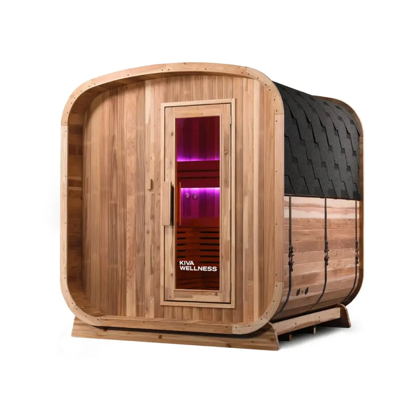 Kiva Ritual™ 4–6 Person Outdoor Traditional Finnish Sauna — 6kW Heater