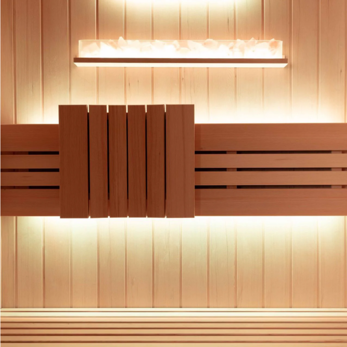 Kiva Reset 2 Person Traditional Double Tier Finnish Sauna - 4.5kw Heater