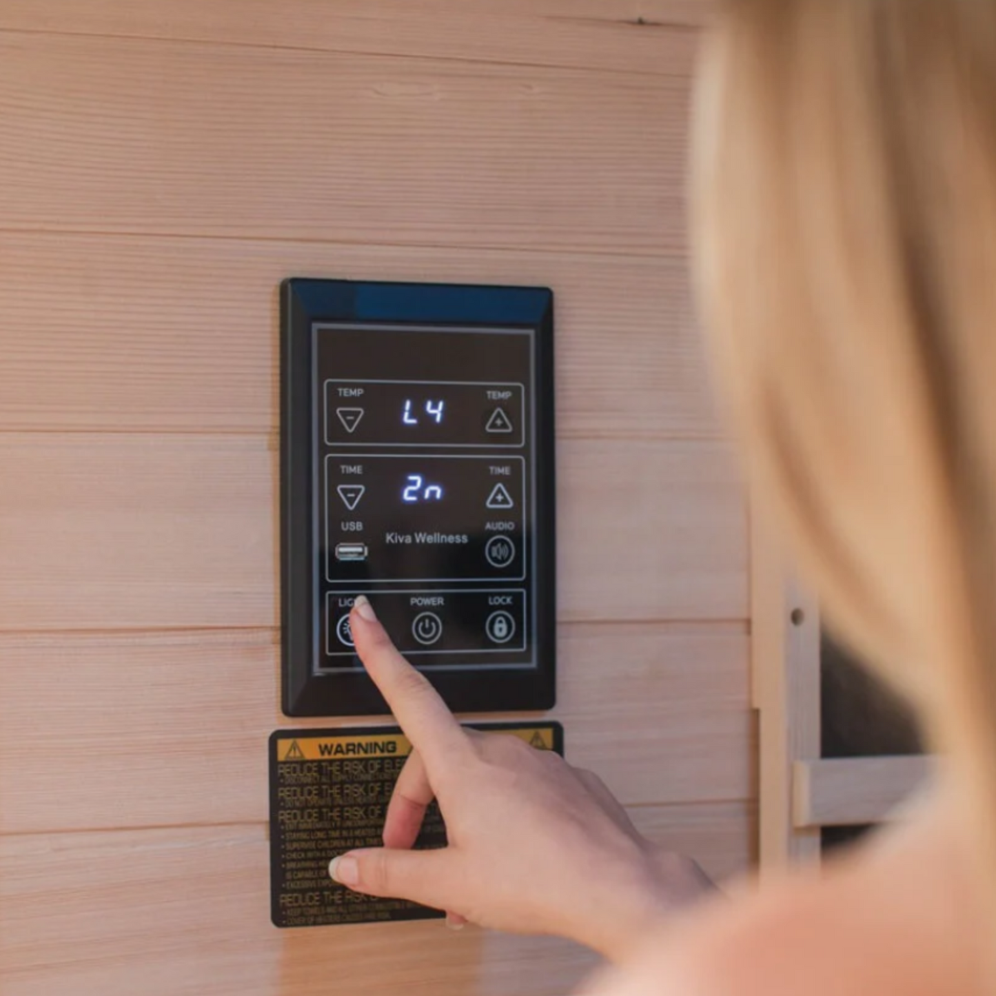 Kiva Rise Far-Infrared Sauna 4 Person