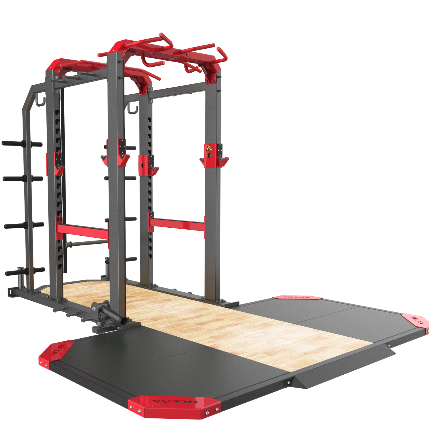 RMC Commercial Elite Power Rack + Weight Lifting Platform - VOLTZ Seri ...