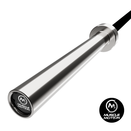 Muscle Motion Hardened Chrome Olympic Barbell (20kg) - 1500lbs Rating
