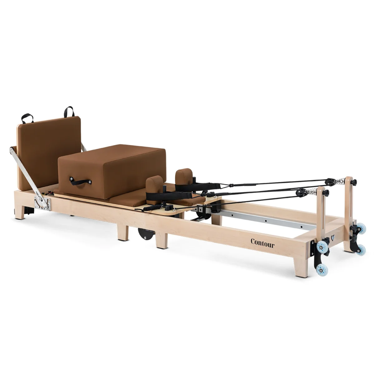 Contour Folding Wooden Pilates Reformer Machine (Espresso)
