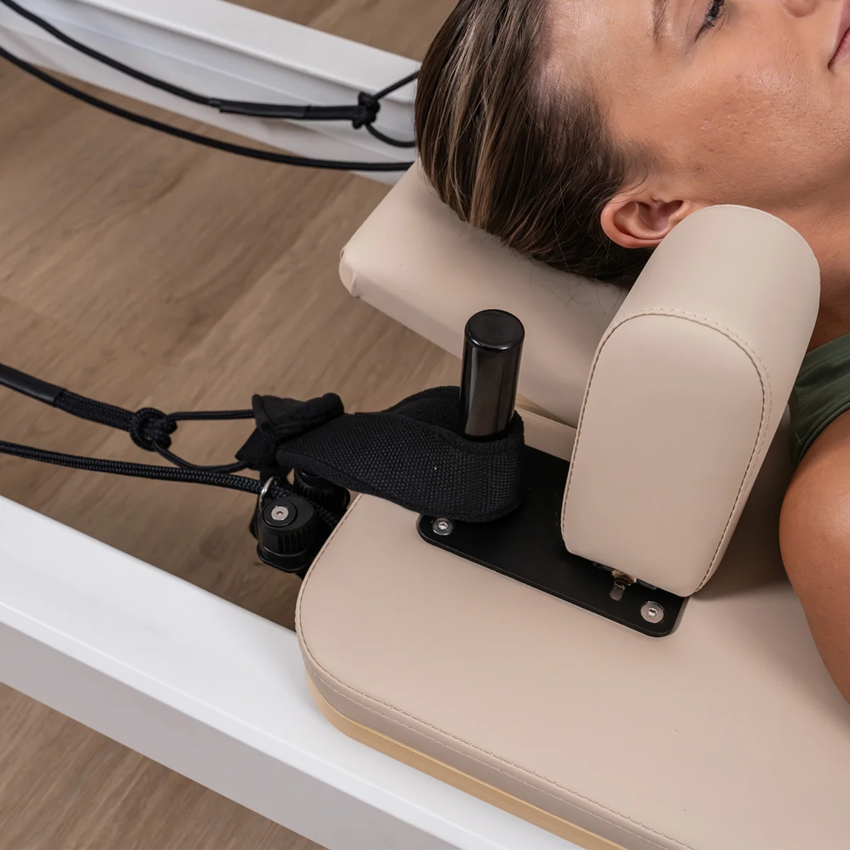 Contour Pro Aluminium Pilates Reformer Machine (Beige)