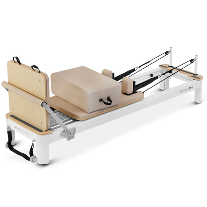 Contour Pro Aluminium Pilates Reformer Machine (Beige)