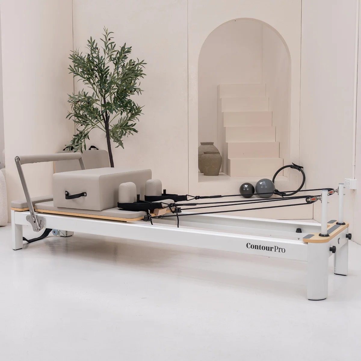 Contour Pro Aluminum Pilates Reformer Machine Set (Hepburn)