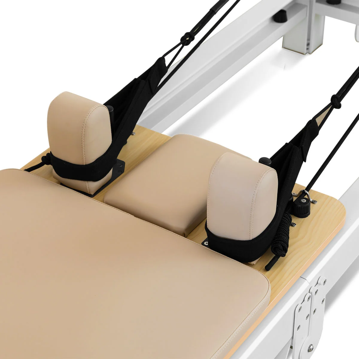 Contour Pro Folding Aluminium Pilates Reformer Machine (Beige)