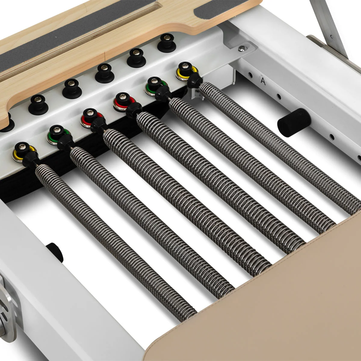 Contour Pro Folding Aluminium Pilates Reformer Machine (Beige)