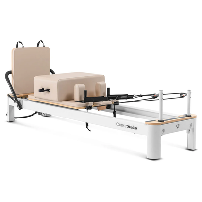Contour Studio Commercial Pilates Reformer Bed Set (Beige)