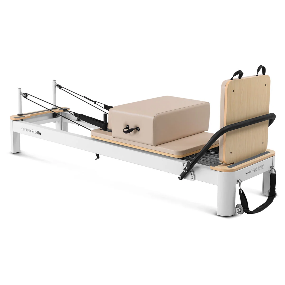Contour Studio Commercial Pilates Reformer Bed Set (Beige)