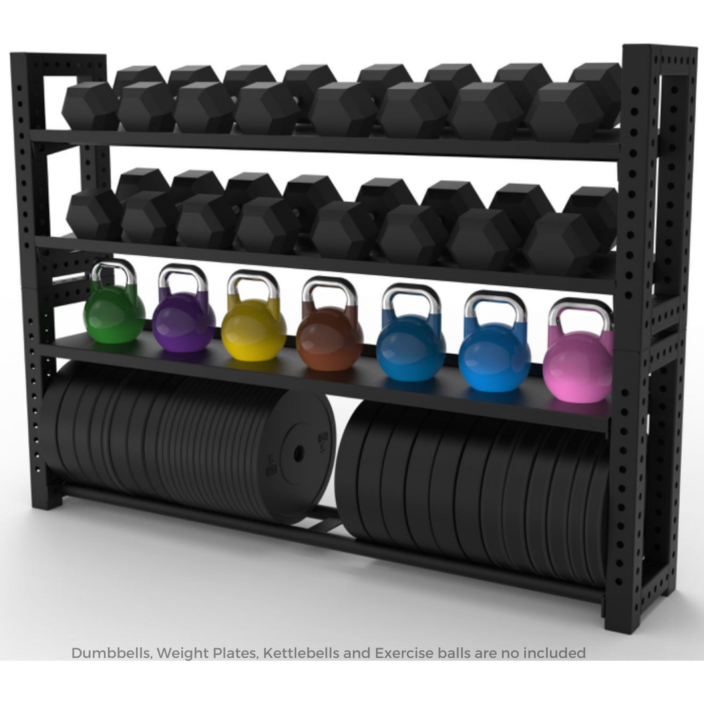 Dumbbell and kettlebell storage hotsell