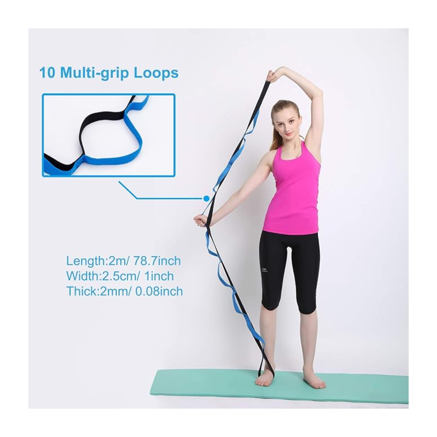 Morgan 2m Multi Grip Stretching Strap