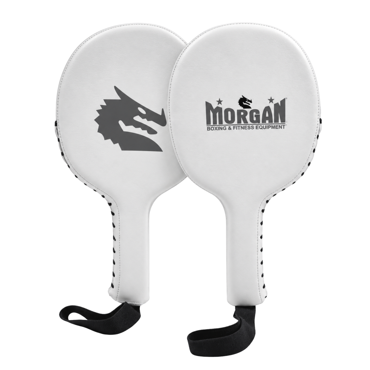 Morgan White Knight Punch Paddles (Pair)