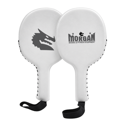 Morgan White Knight Punch Paddles (Pair)