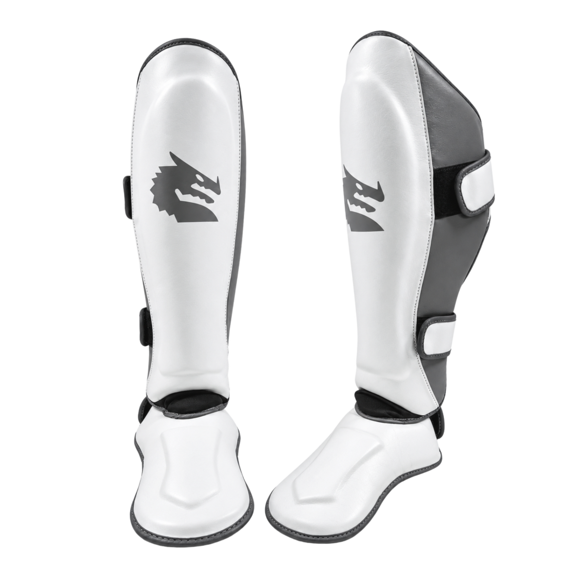 Morgan White Knight Shin & Instep Protectors