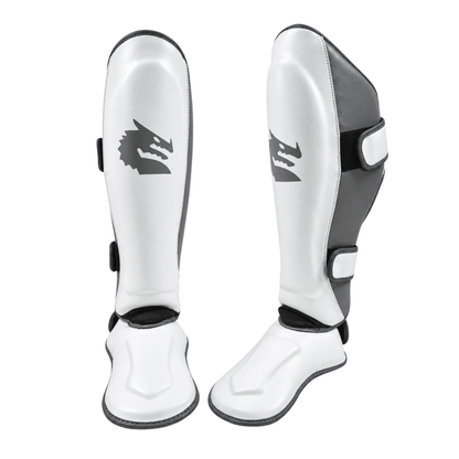 Morgan White Knight Shin & Instep Protectors