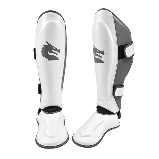 Morgan White Knight Shin & Instep Protectors